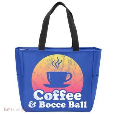 Coffee And Bocce Ball Cool Gift Tote Bag