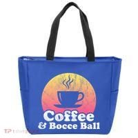 Coffee And Bocce Ball Cool Gift Tote Bag thumb 0