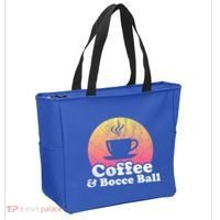 Coffee And Bocce Ball Cool Gift Tote Bag thumb 2