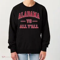 Co. Alabama ' Black Cotton Polyester Blend Modern Classic Women's Sweatshirt thumb 0
