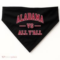 Co. Alabama ' Black Cotton Polyester Blend Modern Classic USA-Made Doggie Bandana thumb 0