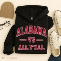 Co. Alabama ' Black Cotton Polyester Blend Modern Classic Hoodie thumb 4