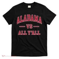 Co. Alabama ' Black Cotton Polyester Blend Modern Classic T-Shirt thumb 0
