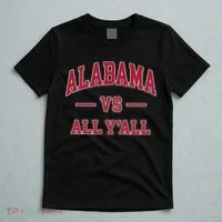 Co. Alabama ' Black Cotton Polyester Blend Modern Classic T-Shirt thumb 5