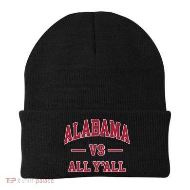 Co. Alabama ' Black Cotton Polyester Blend Modern Classic Beanie