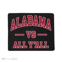 Co. Alabama ' Black Cotton Polyester Blend Modern Classic Mousepad thumb 0