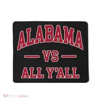 Co. Alabama ' Black Cotton Polyester Blend Modern Classic Mousepad thumb 0