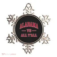 Co. Alabama ' Black Cotton Polyester Blend Modern Classic Ornament thumb 0