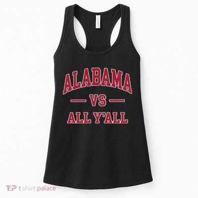 Co. Alabama ' Black Cotton Polyester Blend Modern Classic Women's Tank Top