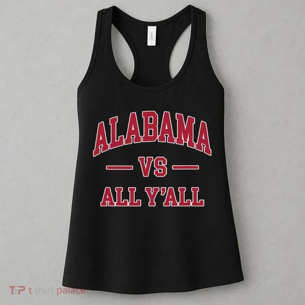 Co. Alabama ' Black Cotton Polyester Blend Modern Classic Women's Tank Top