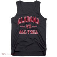 Co. Alabama ' Black Cotton Polyester Blend Modern Classic Tank Top thumb 0