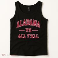 Co. Alabama ' Black Cotton Polyester Blend Modern Classic Tank Top thumb 2