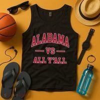 Co. Alabama ' Black Cotton Polyester Blend Modern Classic Tank Top thumb 4