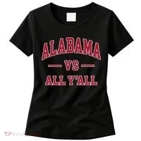 Co. Alabama ' Black Cotton Polyester Blend Modern Classic Women's T-Shirt thumb 0
