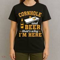 Cornhole And Beer Cornhole Player Funny Cornhole Team T-Shirt thumb 4
