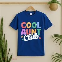 Cool Aunt Club Nephew Niece Nephews Auntie Cute Gift T-Shirt thumb 2