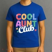 Cool Aunt Club Nephew Niece Nephews Auntie Cute Gift T-Shirt thumb 3
