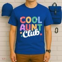 Cool Aunt Club Nephew Niece Nephews Auntie Cute Gift T-Shirt thumb 6