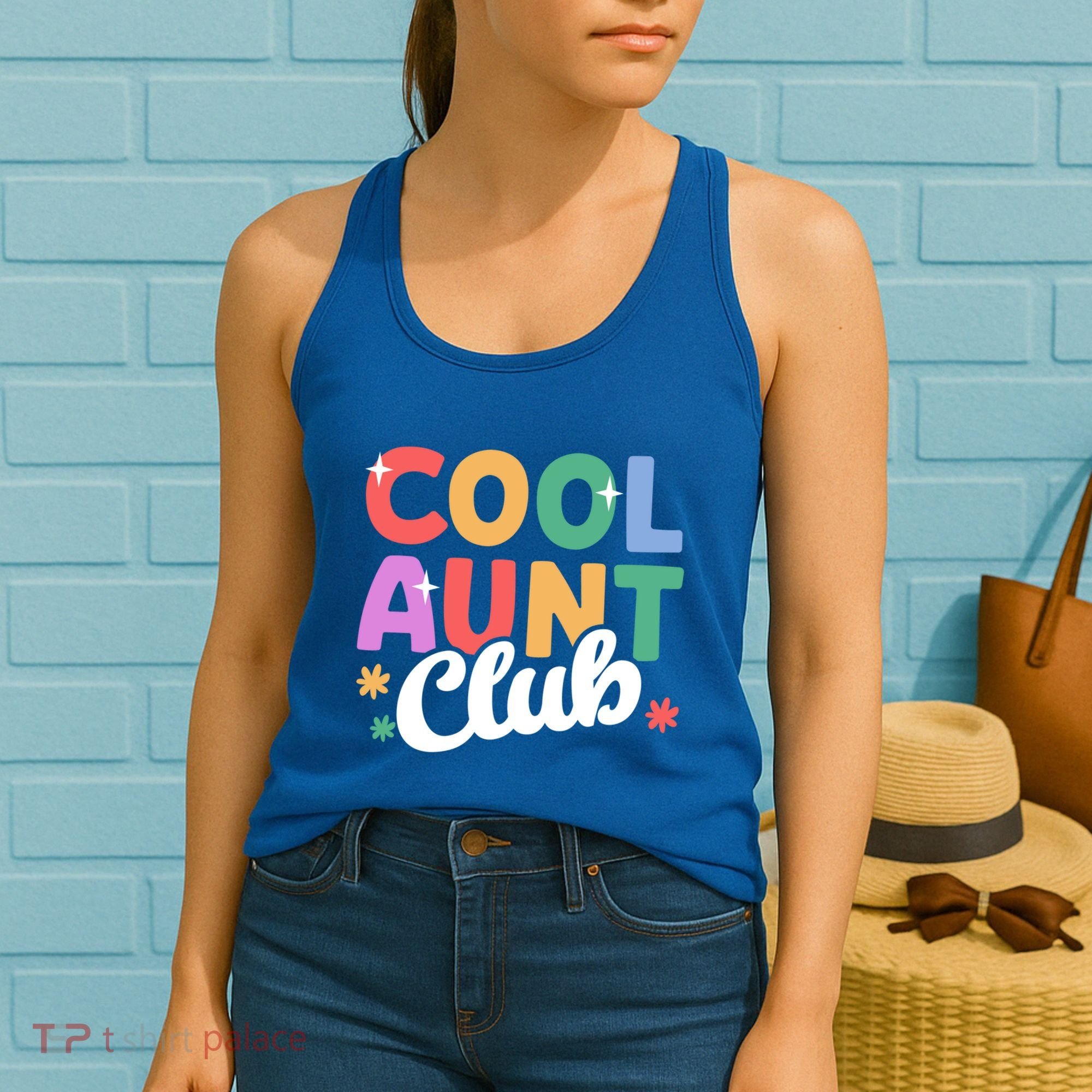 Cool Aunt Club Nephew Niece Nephews Auntie Cute Gift Women's Tank Top