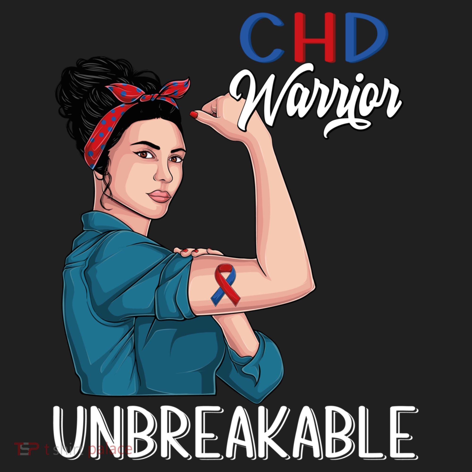 Chd Awareness Congenital Heart Defect Warrior Unbreakable Gift Women's Sweatshirt