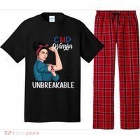 Chd Awareness Congenital Heart Defect Warrior Unbreakable Gift Pajama Set thumb 0
