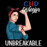Chd Awareness Congenital Heart Defect Warrior Unbreakable Gift Women's Hoodie thumb 2