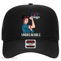 Chd Awareness Congenital Heart Defect Warrior Unbreakable Gift Hat thumb 0