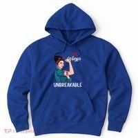 Chd Awareness Congenital Heart Defect Warrior Unbreakable Gift Hoodie thumb 0