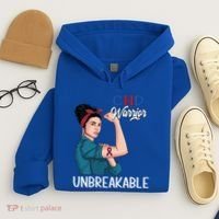Chd Awareness Congenital Heart Defect Warrior Unbreakable Gift Hoodie thumb 4