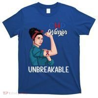 Chd Awareness Congenital Heart Defect Warrior Unbreakable Gift T-Shirt thumb 0