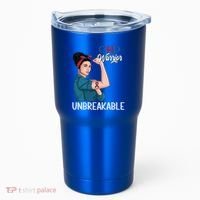 Chd Awareness Congenital Heart Defect Warrior Unbreakable Gift Tumbler thumb 0