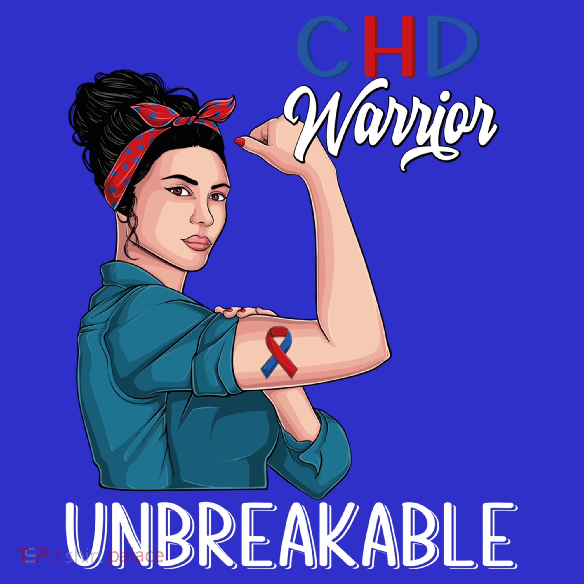 Chd Awareness Congenital Heart Defect Warrior Unbreakable Gift Baby Bodysuit