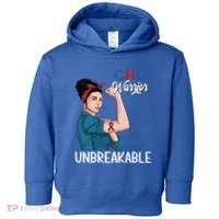 Chd Awareness Congenital Heart Defect Warrior Unbreakable Gift Toddler Hoodie thumb 0