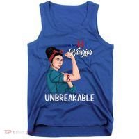 Chd Awareness Congenital Heart Defect Warrior Unbreakable Gift Tank Top thumb 0