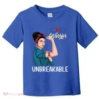 Chd Awareness Congenital Heart Defect Warrior Unbreakable Gift Toddler T-Shirt thumb 0