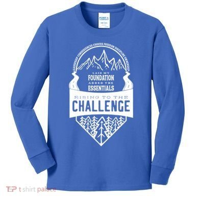 Challenge A Classical Conversations Homeschooler Gift Kids Long Sleeve Shirt