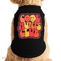 Cool Aunts Club Cute Groovy Aunt Life Auntie Gift Doggie Tank thumb 0
