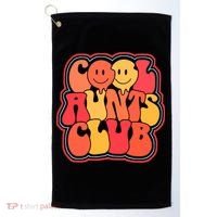 Cool Aunts Club Cute Groovy Aunt Life Auntie Gift Golf Towel thumb 0