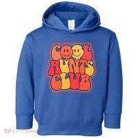 Cool Aunts Club Cute Groovy Aunt Life Auntie Gift Toddler Hoodie thumb 0