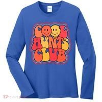 Cool Aunts Club Cute Groovy Aunt Life Auntie Gift Women's Long Sleeve Shirt thumb 0