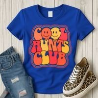 Cool Aunts Club Cute Groovy Aunt Life Auntie Gift Women's T-Shirt thumb 3