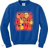 Cool Aunts Club Cute Groovy Aunt Life Auntie Gift Kids Sweatshirt thumb 0