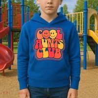 Cool Aunts Club Cute Groovy Aunt Life Auntie Gift Kids Hoodie thumb 2