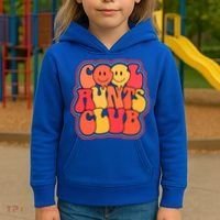 Cool Aunts Club Cute Groovy Aunt Life Auntie Gift Kids Hoodie thumb 3