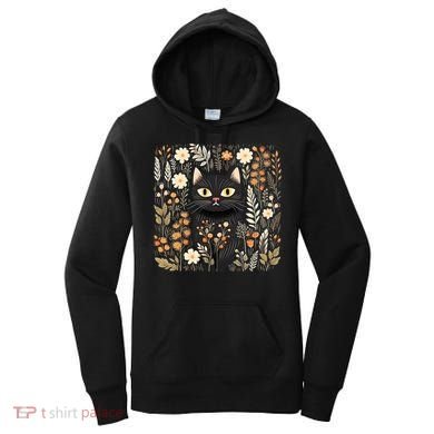 Cottagecore Aesthetic Cat Gift Women's Hoodie