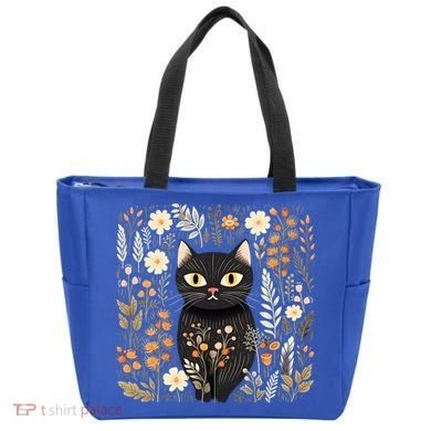Cottagecore Aesthetic Cat Gift Tote Bag