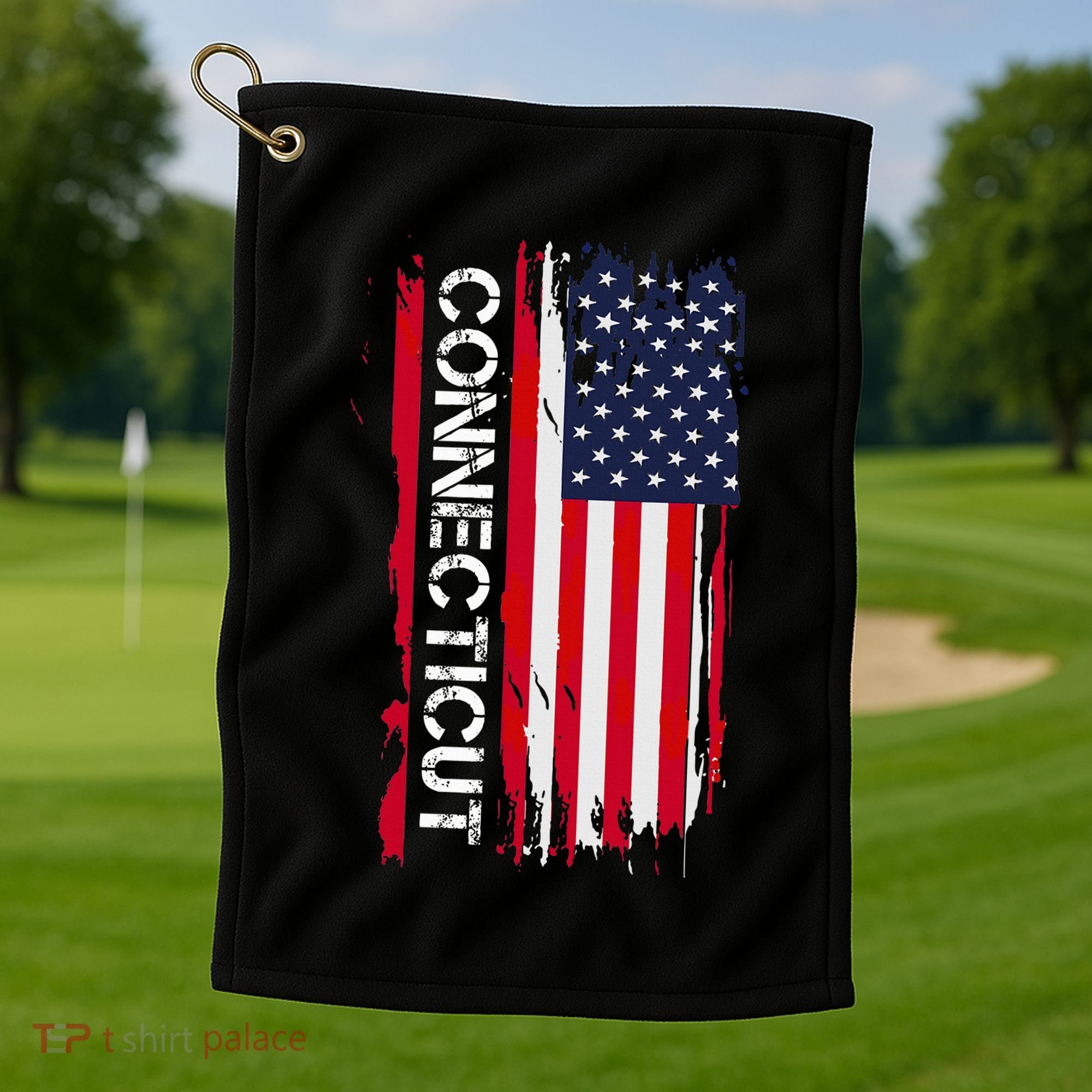 Connecticut America Golf Towel