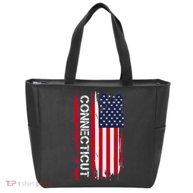 Connecticut America Tote Bag