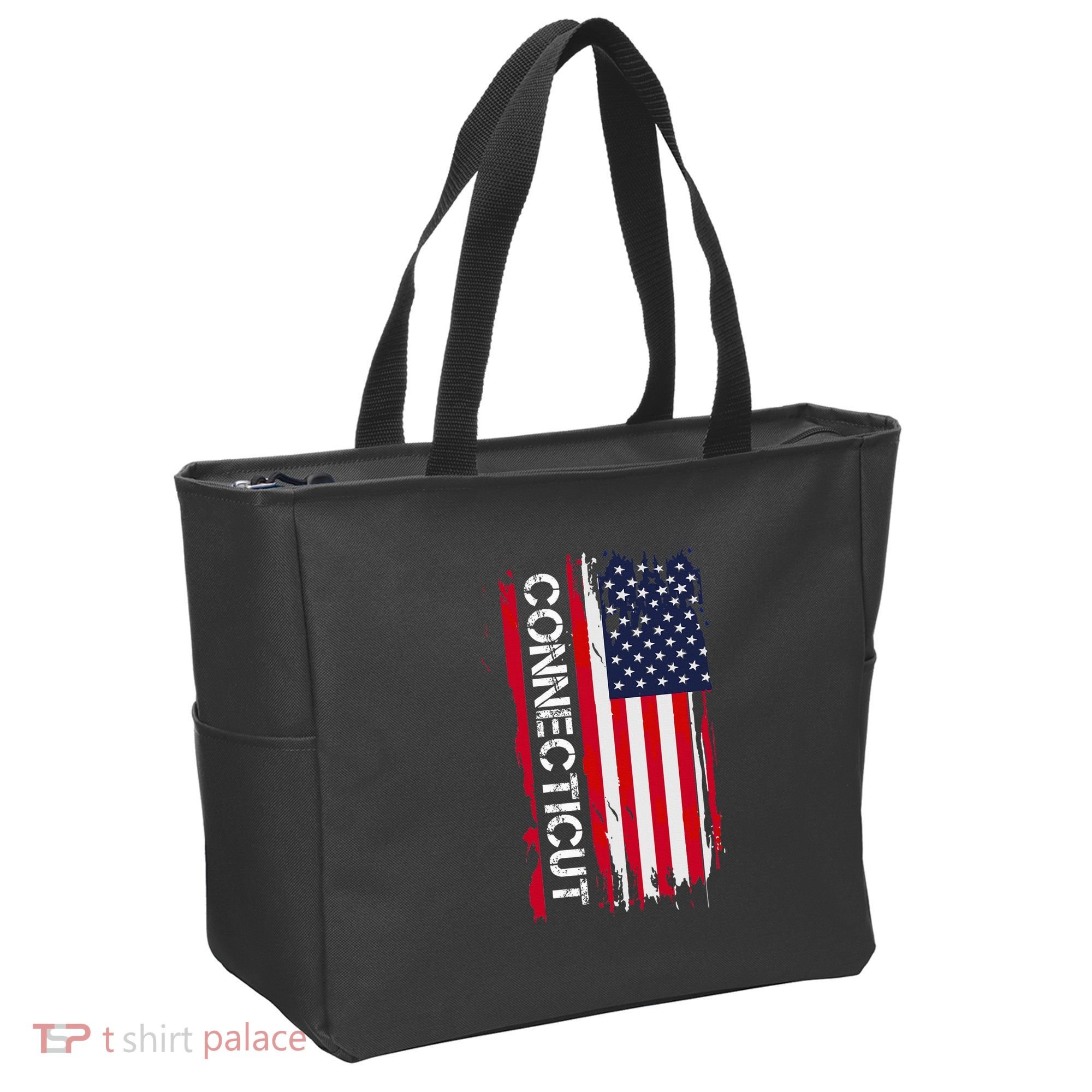 Connecticut America Tote Bag