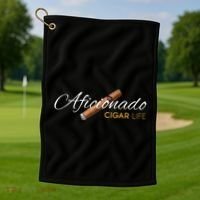 Cigar Aficionado. Cigar Life Golf Towel thumb 1